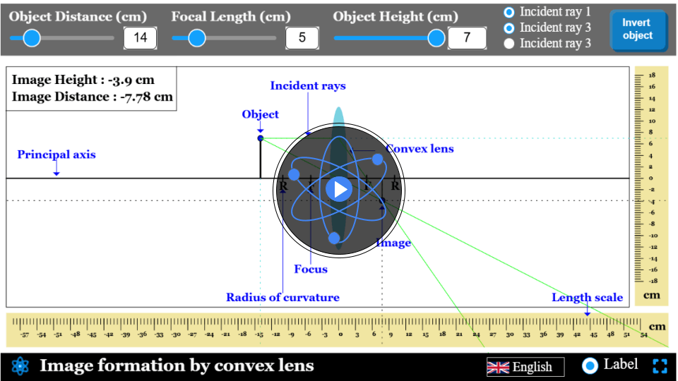 convex-lens-simulator